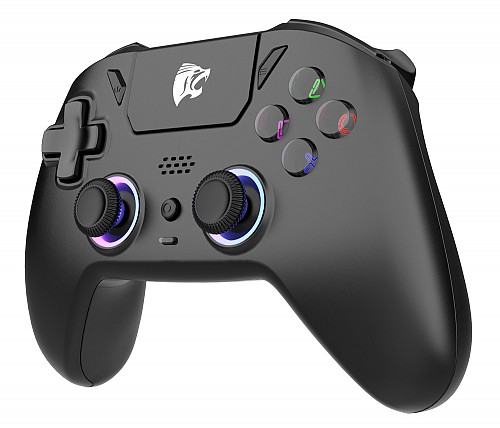 ROAR ασύρματο gamepad RR-0023, Switch/PS4/PC/iOS/Android, Bluetooth, μαύρο RR-0023