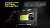 ULEFONE smartphone Armor 24, 6.78, 12/256GB, 22000mAh, IP68/IP69K, μαύρο ARMOR24-BK