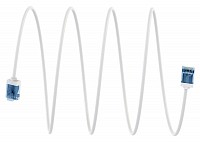 GOOBAY καλώδιο δικτύου 74285, CAT 6A U/UTP, slim, copper, 500MHz, 0.5m, λευκό 74285