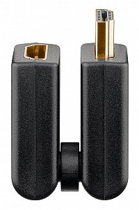 GOOBAY αντάπτορας HDMI 51721, 180° περιστρεφόμενος, 4K/60Hz, μαύρος 51721