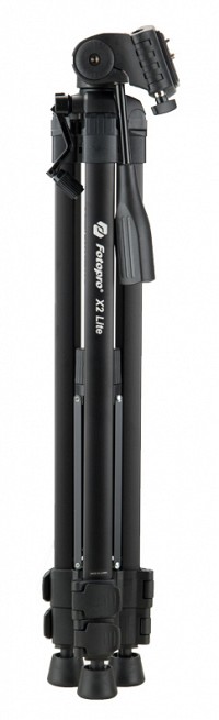 FOTOPRO τρίποδο φωτογράφισης X2 Lite, πτυσσόμενο έως 157cm, έως 4kg, μαύρο X2-LITE