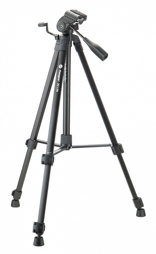 FOTOPRO τρίποδο φωτογράφισης X2 Lite, πτυσσόμενο έως 157cm, έως 4kg, μαύρο X2-LITE