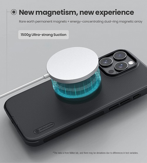 NILLKIN θήκη Super Frosted Shield Pro Magnetic για iPhone 16 Pro, μπλε 6902048286627
