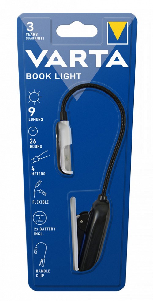 VARTA LED φακός διαβάσματος 16618, book light, 9lm 16618