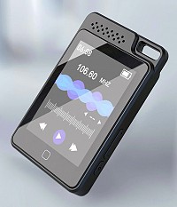 RUIZU MP3 player C1 με οθόνη αφής 2.4, 64GB, Bluetooth, ελληνικό μενού, μαύρο C1-64GB