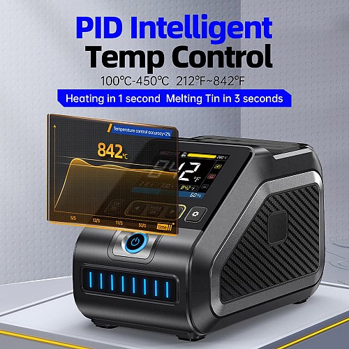 FNIRSI σταθμός συγκόλλησης DWS-200, 200W, 100~450 °C FNR-DWS-200