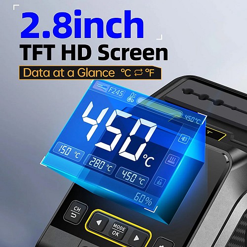 FNIRSI σταθμός συγκόλλησης DWS-200, 200W, 100~450 °C FNR-DWS-200