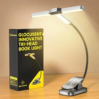 GLOCUSENT LED φακός διαβάσματος GLCSNTA2301, επαναφορτιζόμενος, έως 50lm, γκρι GLCSNTA2301