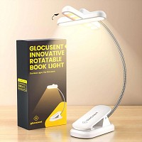 GLOCUSENT LED φακός διαβάσματος GLCSNTA2404, επαναφορτιζόμενος, έως 60lm, λευκός GLCSNTA2404
