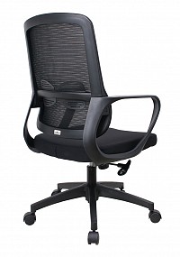POWERTECH καρέκλα γραφείου PT-1391 με μπράτσα και ανάκλιση, ρυθμιζόμενο ύψος, μαύρη PT-1391