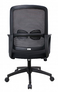 POWERTECH καρέκλα γραφείου PT-1391 με μπράτσα και ανάκλιση, ρυθμιζόμενο ύψος, μαύρη PT-1391