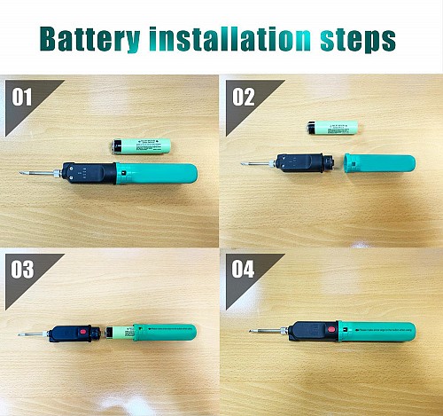 PROSKIT ασύρματο κολλητήρι SI-B165, επαναφορτιζόμενο, 12W, 500 °C SI-B165