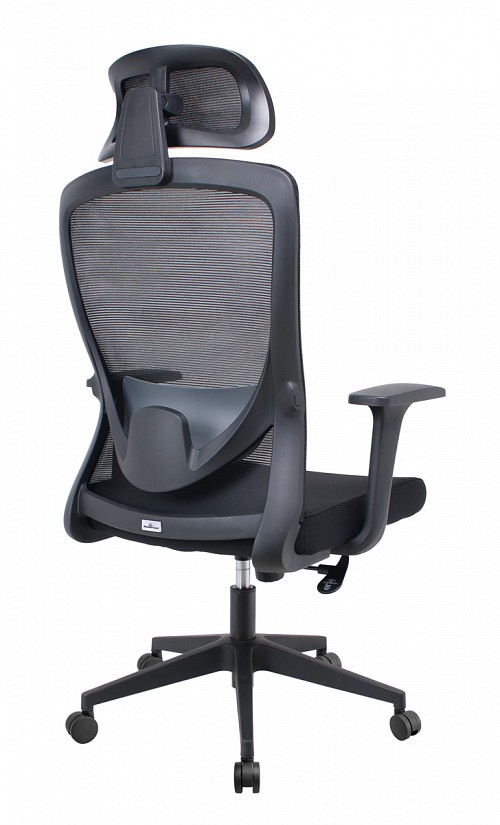 POWERTECH καρέκλα γραφείου PT-1390 με μπράτσα και ανάκλιση, ρυθμιζόμενο ύψος, μαύρη PT-1390
