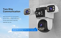 VSTARCAM smart κάμερα CS621SR, triple lens, 2MP, WiFi, SD, PTZ, IP66 CS621SR