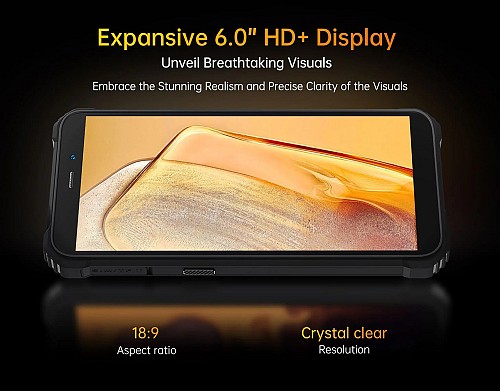 OUKITEL smartphone G2, 6, 4/64GB, 6300mAh, IP68/IP69K, πορτοκαλί G2-OR