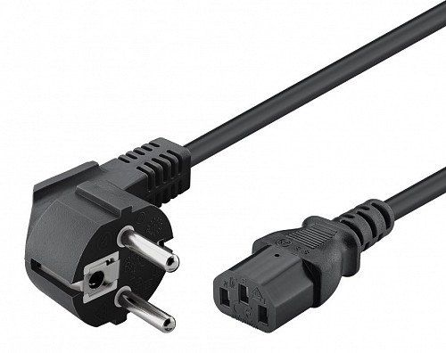 POWERTECH Καλώδιο τροφοδοσίας CAB-P020, 3x 0.75mm², CCS, 1.5m, μαύρο CAB-P020