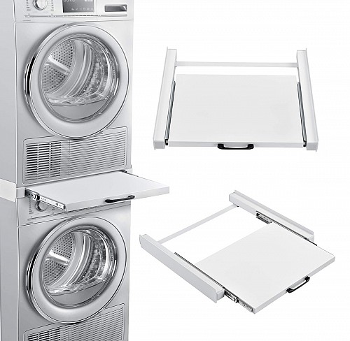 HOME USE συνδετικό πλυντηρίου/στεγνωτηρίου HUH-0194 με συρτάρι, 60x54x7.5cm HUH-0194