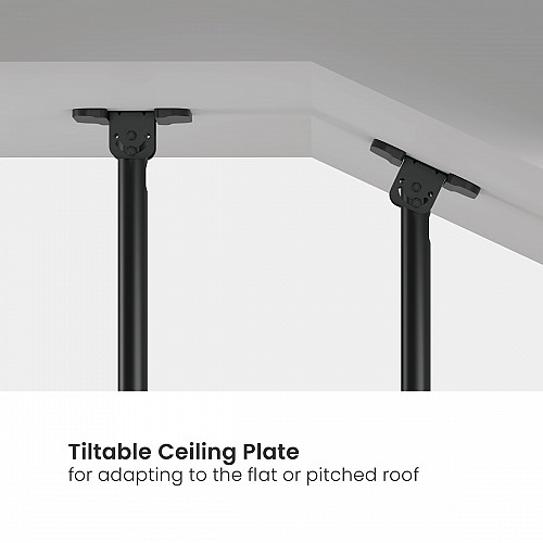 BRATECK βάση τηλεόρασης οροφής PLB-CE1568XL, 50-100, έως 80kg, heavy duty PLB-CE1568XL