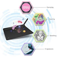XP-PEN ταμπλέτα σχεδίασης με γραφίδα Star G640, 152.4x101.6mm, μαύρο STARG640