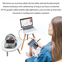 XP-PEN ταμπλέτα σχεδίασης με γραφίδα Star G640, 152.4x101.6mm, μαύρο STARG640