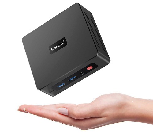 BEELINK mini PC SER3, AMD 3200U, 16GB, 500GB M.2, Windows 11 Pro SER-3200U-16500