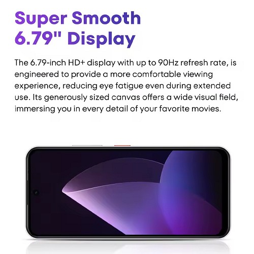 MEIZU smartphone Mblu 22, 6.79, 3/64GB, 5000mAh, μαύρο MBLU2264-BK