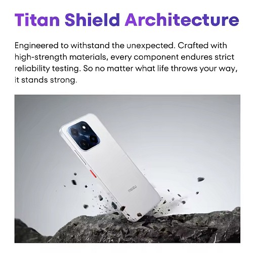MEIZU smartphone Mblu 22, 6.79, 3/64GB, 5000mAh, μαύρο MBLU2264-BK