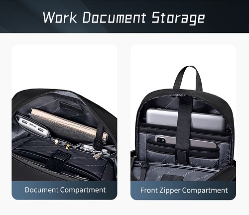 ARCTIC HUNTER τσάντα πλάτης B00811 με θήκη laptop 15.6, 16.5L, χακί B00811-KH