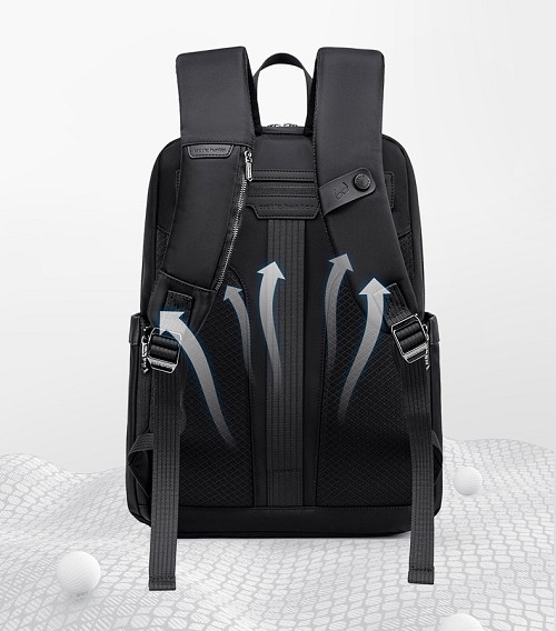 ARCTIC HUNTER τσάντα πλάτης B00811 με θήκη laptop 15.6, 16.5L, χακί B00811-KH