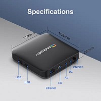 H96 MAX TV Box S905L3, 4K, 2/16GB, WiFi, Bluetooth, Android 14 H96MAX-S905L3