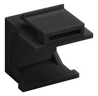 GOOBAY κάλυμμα προστασίας για θύρα Keystone 79990, μαύρο, 4τμχ 79990