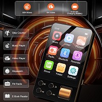 RUIZU MP3 player M19 με οθόνη αφής 2.4, 32GB, Bluetooth, μαύρο M19-32GB
