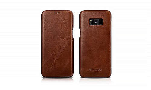 iCarer-Xoomz RS 99001 PU Leather Samsung S8 Black
