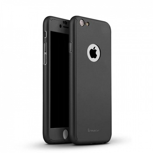 360 Full Cover & Temp.Glass iPhone 6/6s Plus Red