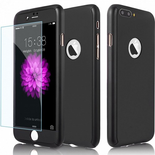 360 Full Cover & Temp.Film Samsung S9 Black