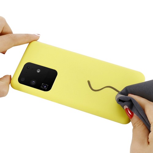 My Colors Liquid Silicon For Samsung S20 Ultra Yellow