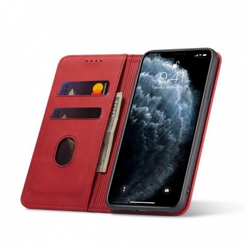 Bodycell Book Case Pu Leather iPhone 11  Red