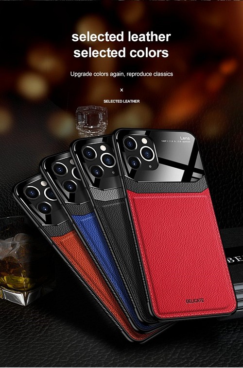 Bodycell Back Cover Plexiglass For iPhone 12 Pro Max Black