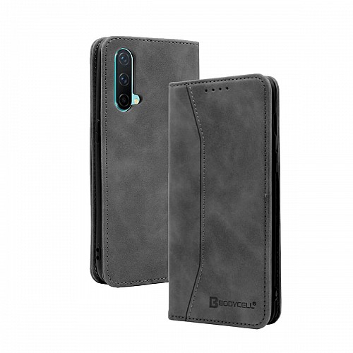 Bodycell Book Case Pu Leather Oneplus Nord CE 5G Black