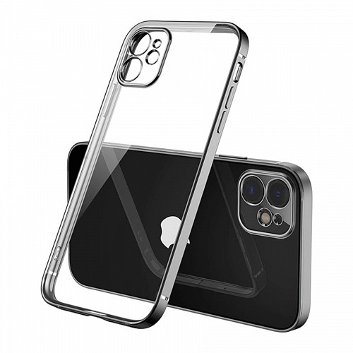 Bodycell Back Cover HD Clear For iPhone 12 mini Black