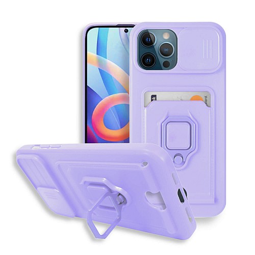Bodycell Multifunction Case   iPhone 13 Pro Max Purple