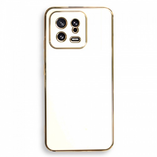Bodycell Gold Plated Silicon Xiaomi 13  White