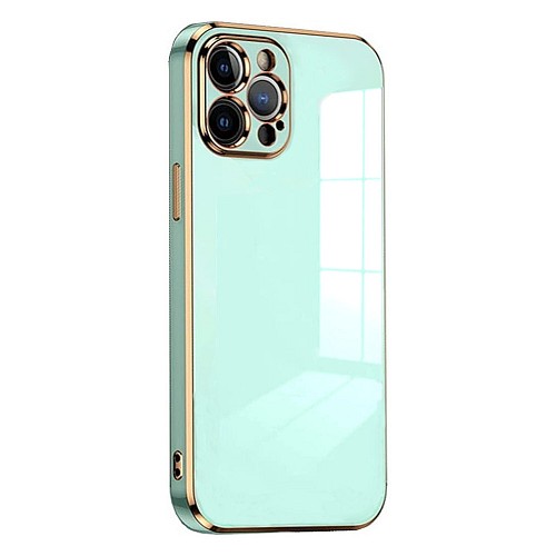 Bodycell Gold Plated Silicon iPhone 12 Pro Max Mint Green