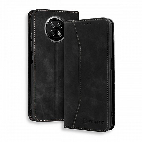Bodycell Book Case Pu Leather Xiaomi Note 9T Black
