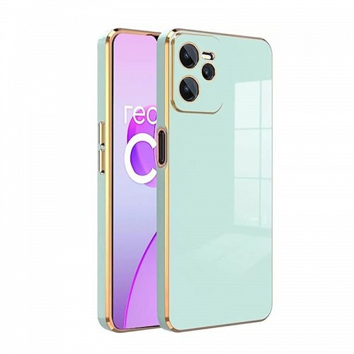 Bodycell Gold Plated Silicon Realme C35 Mint Green