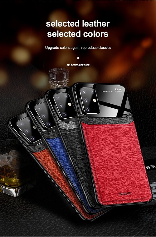 Bodycell Back Cover Plexiglass For Samsung S20 Blue