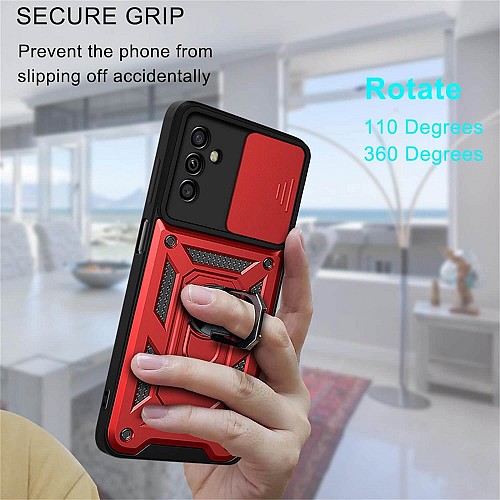 Bodycell Armor Slide Cover Case Samsung A05s Red