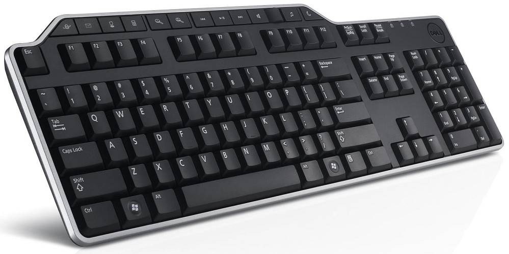 Dell KB522 Business Multimedia Keyboard Wired USB Black German NEW