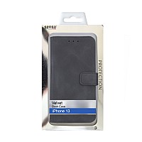 SENSO VELVET BOOK IPHONE 14 PLUS black