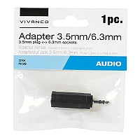 VIVANCO AUDIO ADAPTER 3.5mm jack TO 3.5mm Socket